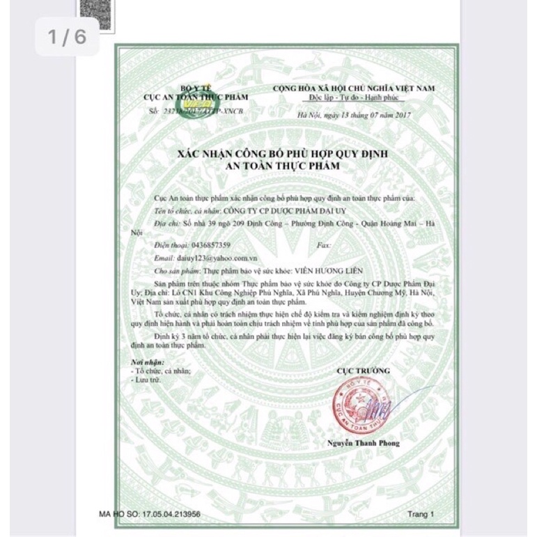 BER.BERIN 5mg lọ 500 viên