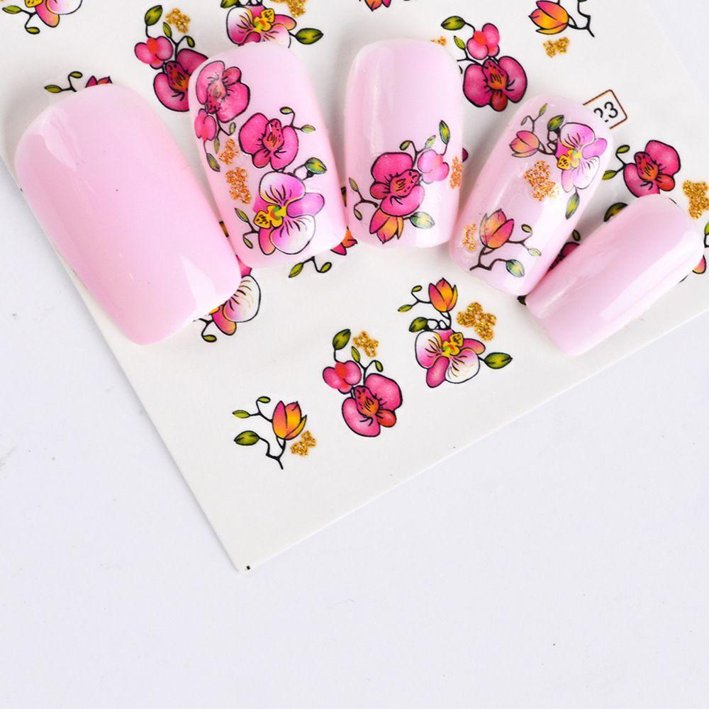 Sticker Dán Móng DYRUIDOJ Họa Tiết Giáng Sinh Nhiều Màu Sắc|Miếng Dán Trang Trí Móng Tay Dạng Trượt Nước