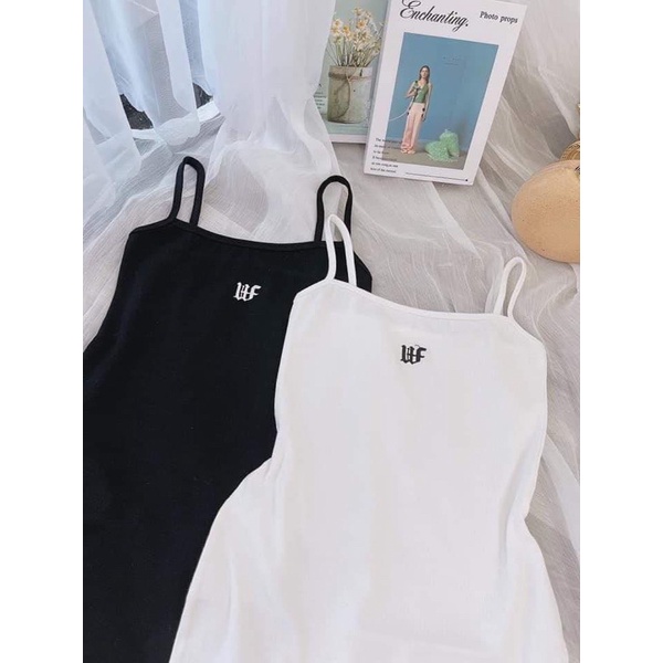 Đầm body nữ hai dây thêu chữ baby quyến rũ