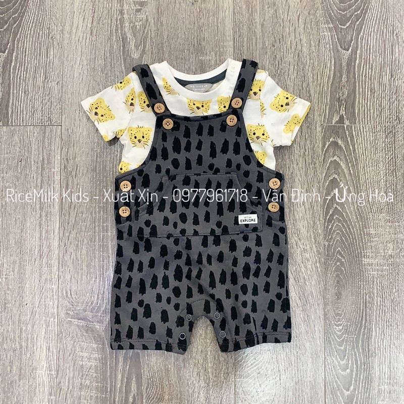 Áo kèm yếm Primark hình hổ xuất dư xịn