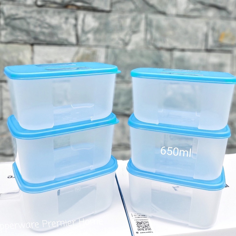 Bộ Hộp Trữ Đông tupperware Freezermate 650ml (6 Hộp)