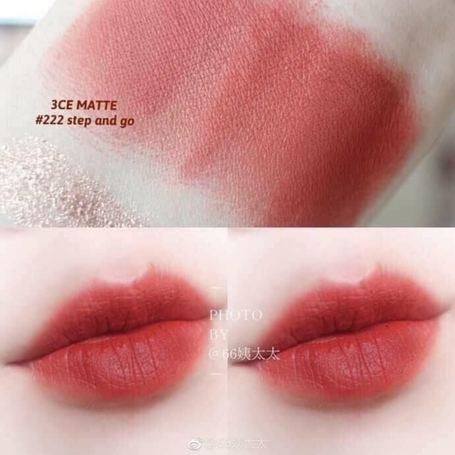 3CE - Son Thỏi Lip Color màu 909,221,222