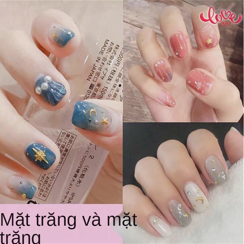 [Hàng mới về] Miếng Dán Móng Tay 3d Chống Nước Thân Thiện Với Môi Trường