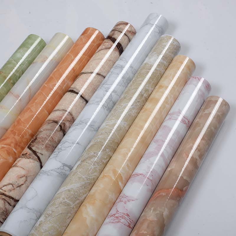 Cuộn Giấy Dán Tường Hoạ Tiết Vân Đá Cẩm Thạch