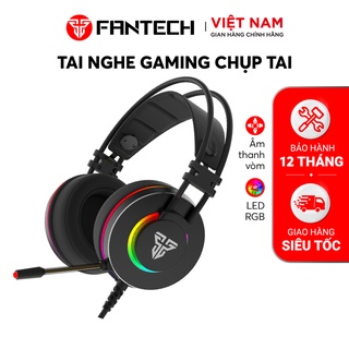 Tai Nghe Chụp Tai Gaming FANTECH HG23 OCTANE 7.1 LED RGB Kèm Micro Phone Có Phần Mềm Tùy Chỉnh Âm Thanh Cho Game Thủ