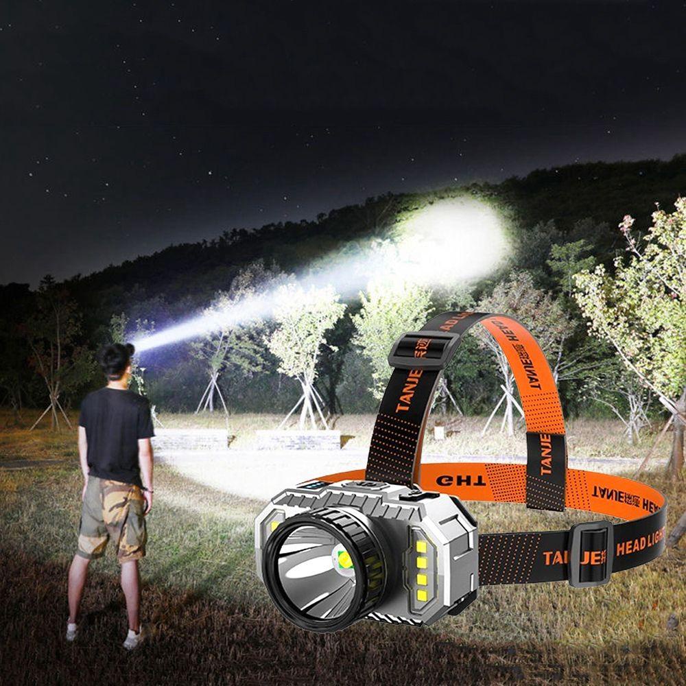 Đèn Pin Đội Đầu VANES1 Siêu Sáng Có Thể Sạc Lại Tiện Dụng Khi Đi Câu Cá / Cắm Trại