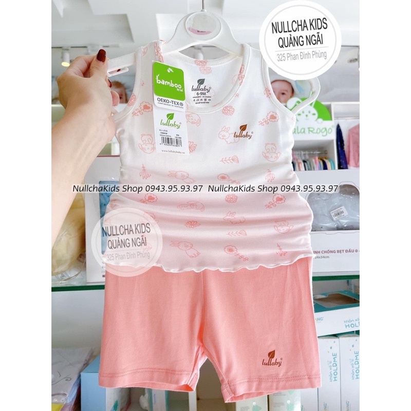 Bộ sát nách/cộc tay sợi tre Lullaby mẫu mới