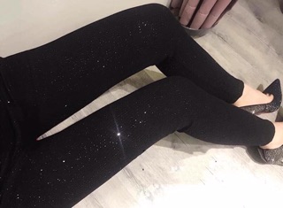Quần legging nhũ