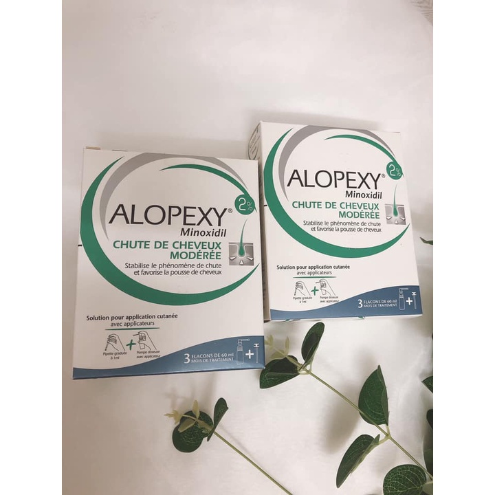 Serum kích mọc tóc Alopexyl Minoxidil 2% chính hãng Pháp, ngăn rụng, hói và mọc tóc, mày cho nữ
