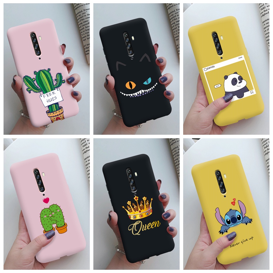 Ốp điện thoại mềm mỏng chống sốc hình xương rồng cho OPPO RENO 2F/RENO 2 OPPO RENO2 F CPH1989 6.5 INCH