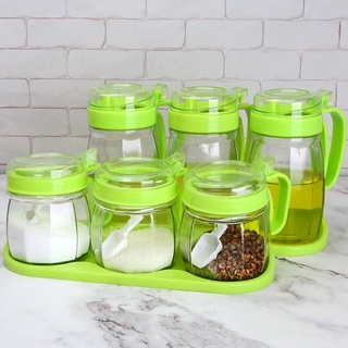 Bộ lọ thủy tinh đựng gia vị tiện dụng cho nhà bếp