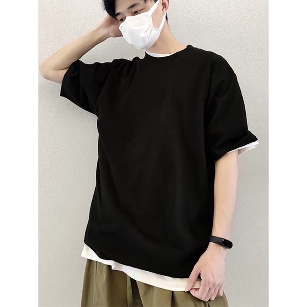 Áo thun trơn chất cotton sịn tay lỡ CoolZ phông Unisex nam nữ Cotton oversize form rộng phong cách Hiphop CZ063
