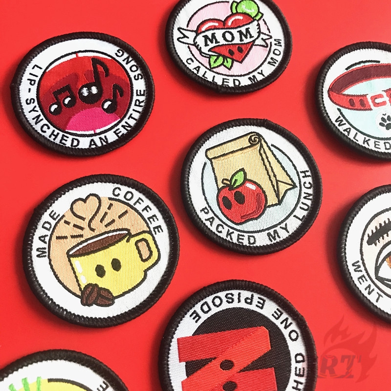 Set 1 / 3 Miếng Vá Ủi Quần Áo Hình Độc Đáo 4.8cm