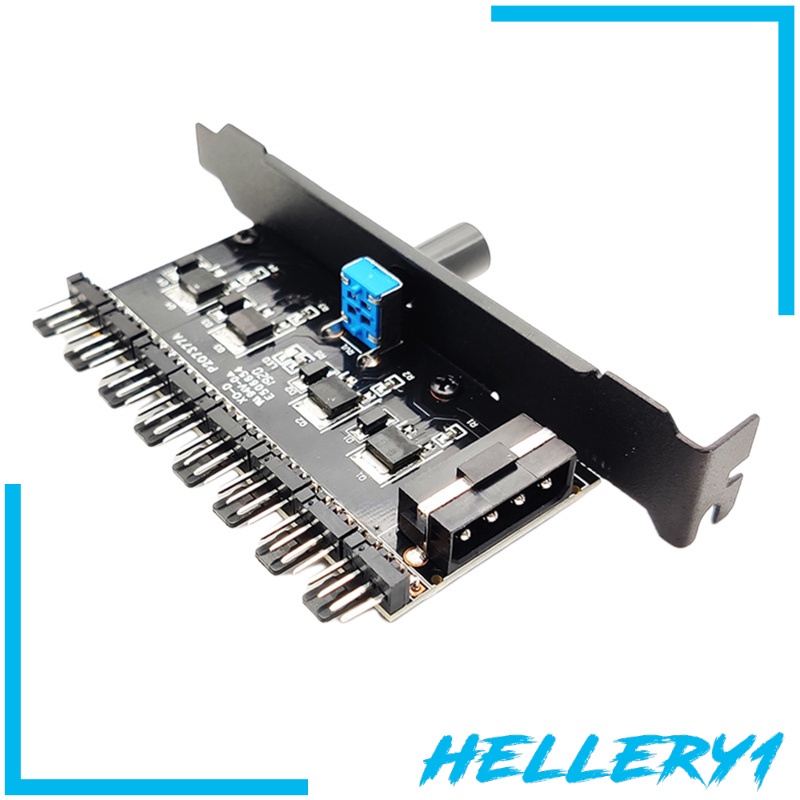 [Hellery1] Bộ Điều Chỉnh Tốc Độ Quạt Tản Nhiệt Hub 3 / 8 / 4 / 3 Chấu Cho
