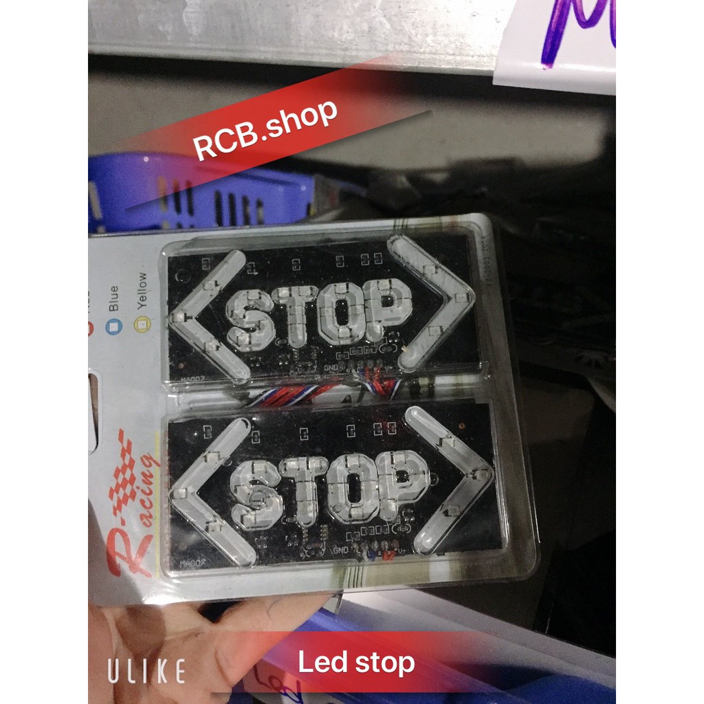 BIỂN LED STOP LẮP CHO XE MÁY VÀ XE ĐIỆN