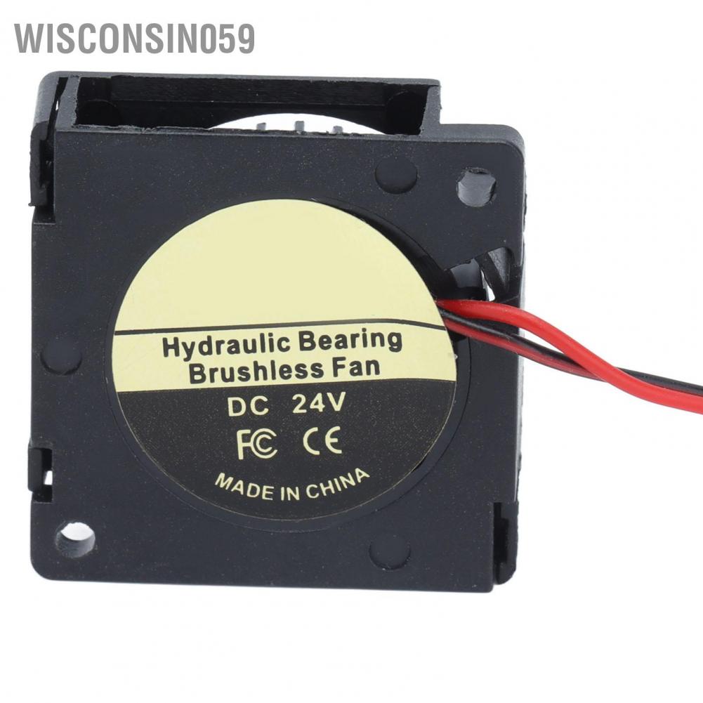Wisconsin059 Printer Fan 2pin RGB Support High Strength Light Weight Smoothly Operation Blower DC 24V