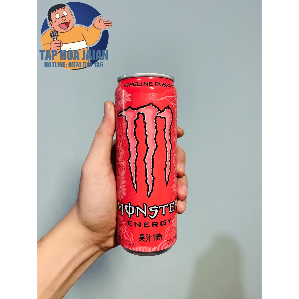 Nước Tăng Lực Asahi Monster Energy (Chai Hồng x 355 ml) Nhật Bản