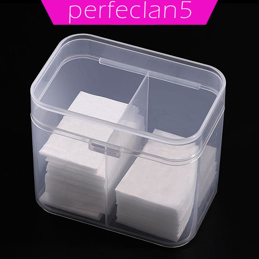 [Hàng mới về] Hộp đựng bông tẩy trang và khăn lau móng tay gồm 2 ngăn tiện dụng perfeclan5 | BigBuy360 - bigbuy360.vn