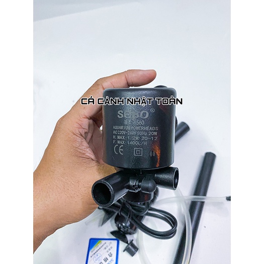 MÁY BƠM LỌC HỒ CÁ SOBO WP2660 30W BƠM CAO 1.5M 2000L/H MÁY CAO 50CM
