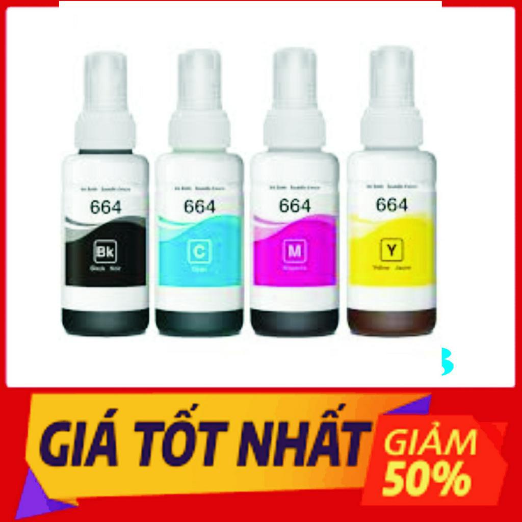 Mực Epson mã 664 dùng cho máy L310,L300,L360,L365,L110,L120,L130,L220,L1300.v.v. 50k/ chai/1 màu