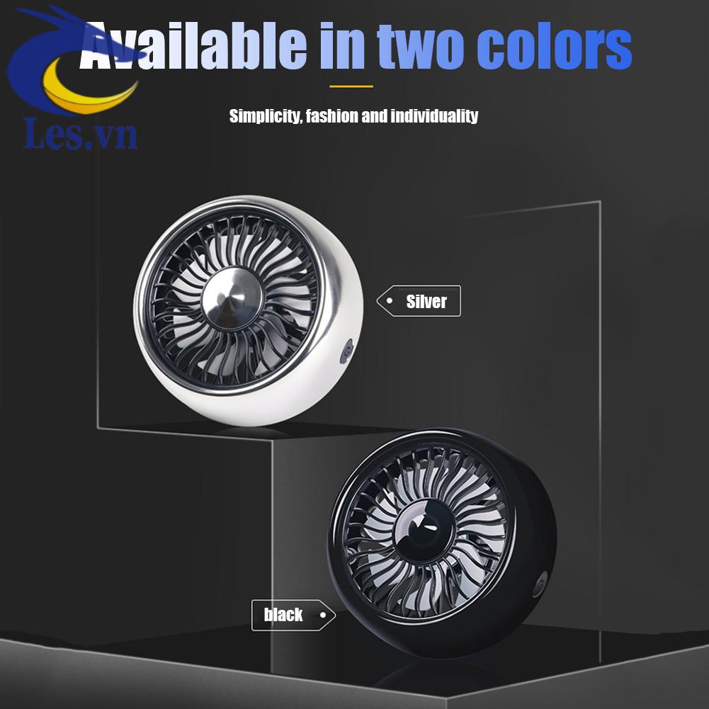Quạt Điều Hòa Không Khí 7 Cánh 3 Tốc Độ Kèm Kẹp Cho Xe Hơi 12V 24V
