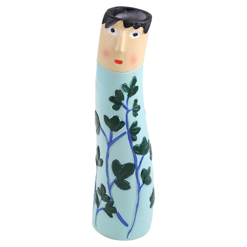 Mô Hình Bình Hoa Bằng Nhựa Resin Phong Cách Bohemian Thời Trang