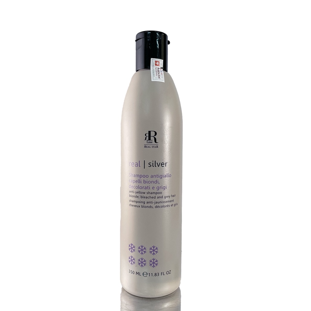 Dầu gội tím khử vàng chăm sóc và làm sáng màu tóc tẩy, tóc nhuộm RRline Therapy Sliver Shampoo