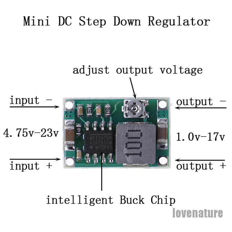 Bộ Giảm Áp 3a Mini Dc-Dc Từ 5v-23v Sang 3.3v 6v 9v 12v