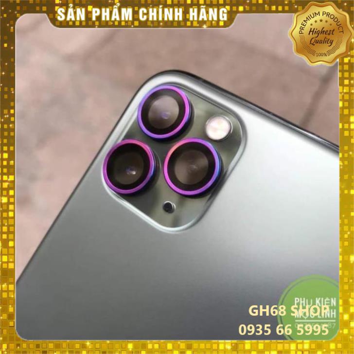 Iphone 13 Pro max | 12 |11 Pro | 13 Mini màu Titan  Dán từng mắt camera chống trầy Chính hãng Kuzoom  Bảo vệ