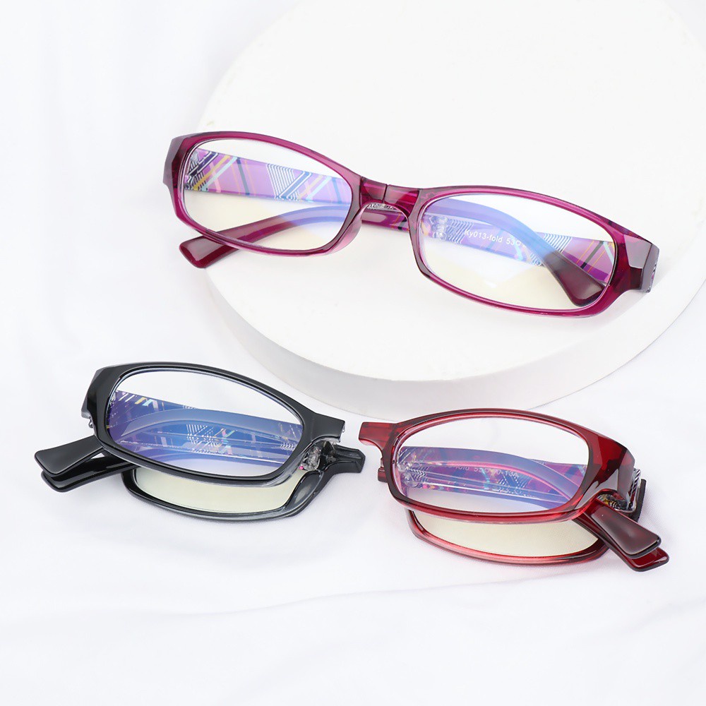 [Hàng mới về] Mắt kính đọc sách gọng pc có thể gấp gọn chống tia uv dành cho nam nữ