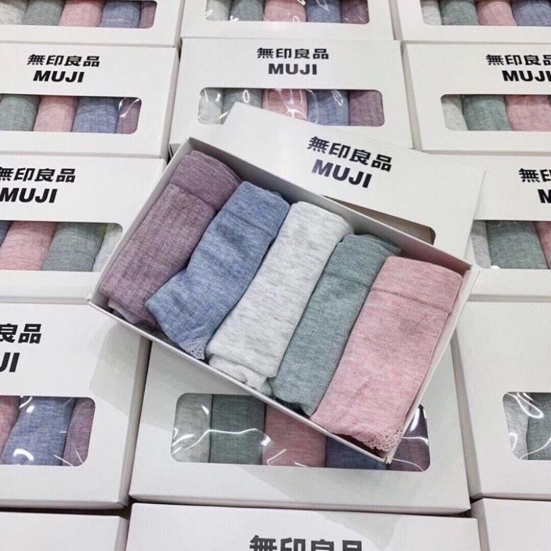 Hộp 5 Quần Lót Cotton Kháng Khuẩn Muối Tiêu - LADY