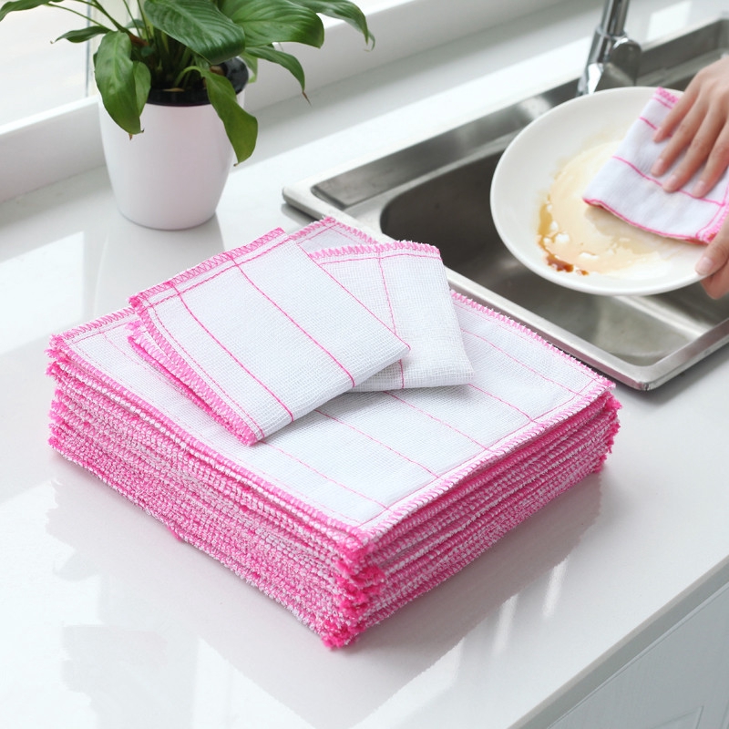 Khăn Lau Bằng Sợi Nhỏ Vệ Sinh Đa Năng Cho Nhà Bếp