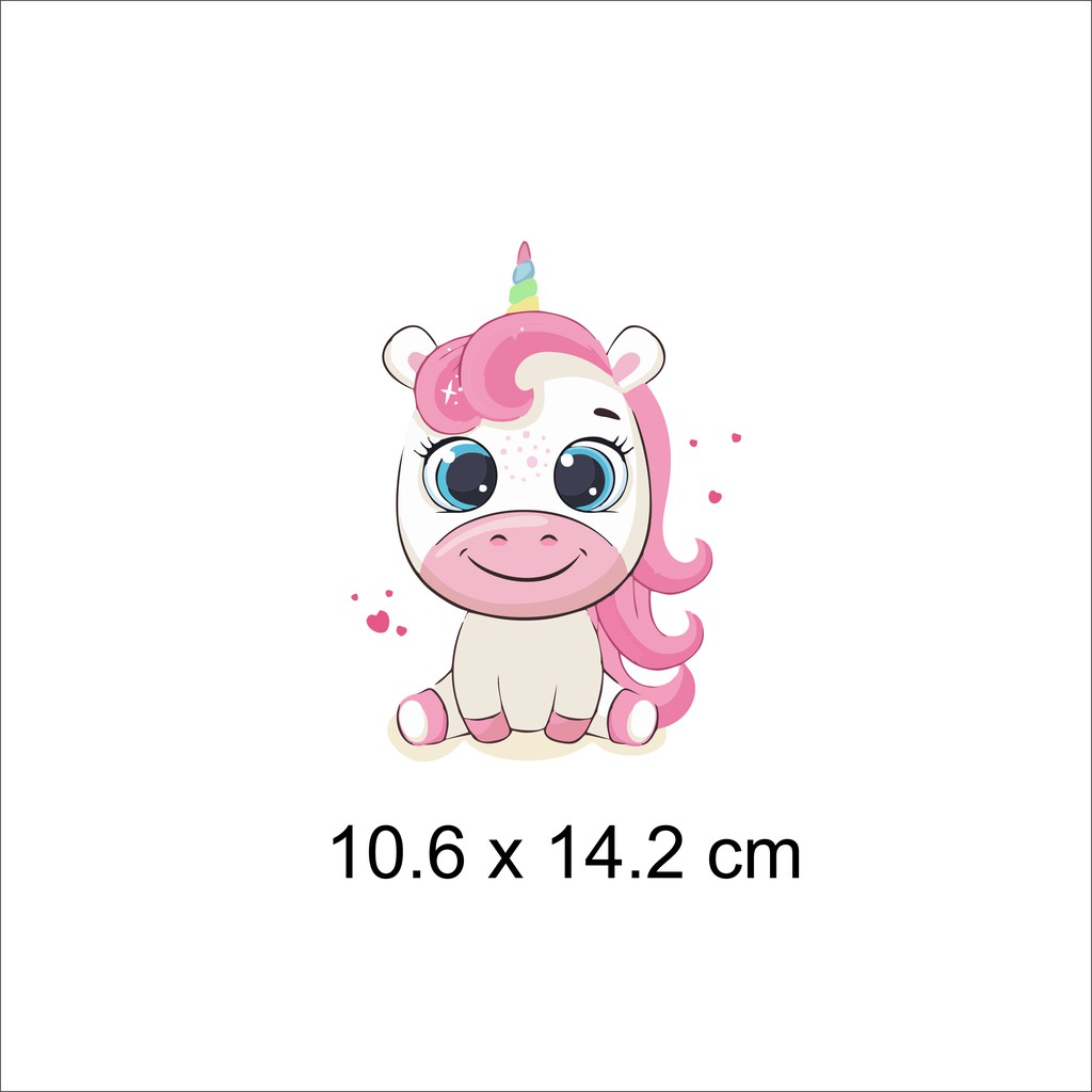 Hình ủi, hình dán nhiệt - kỳ lân xinh xắn