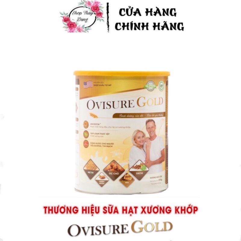 SỮA HẠT OVISURE GOLD BẢO VỆ XƯƠNG KHỚP 650g