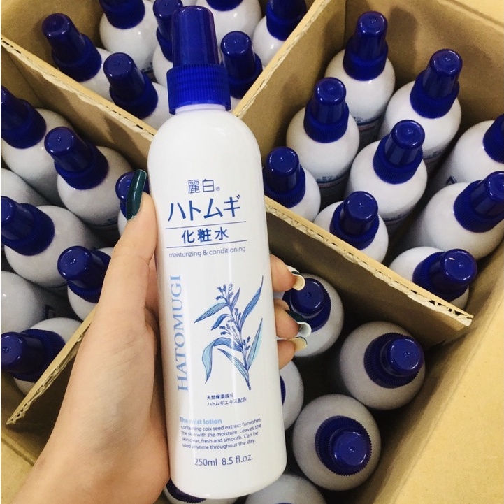 Xịt Khoáng Reihaku Hatomugi Mist Lotion Cấp Ẩm Và Dưỡng Sáng Da (Chai 250ml)