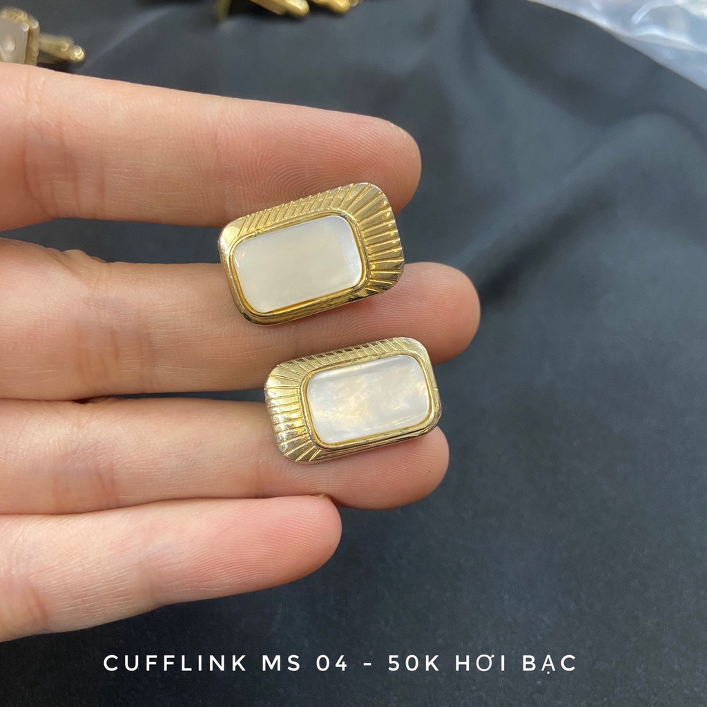 [Link C ]Khuy cài tay áo sơ mi - Cufflink - Phục kiện âu phục cho nam