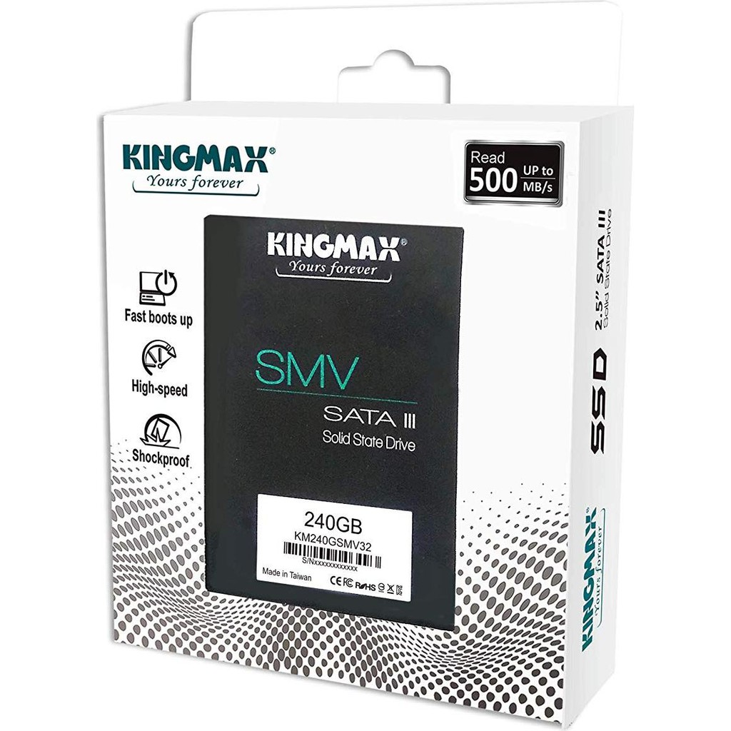 Ổ CỨNG SSD KINGMAX 240GB và SSD KINGMAX 120GB - Chính hãng tem Viễn Sơn