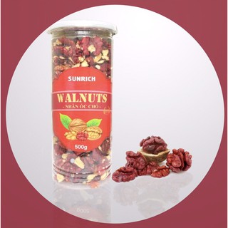 [SUNRICH] 500G NHÂN ÓC CHÓ ĐỎ NHẬP KHẨU ĐÓNG HỘP THƠM NGON, DINH DƯỠNG, MÓN QUÀ TỪ THIÊN NHIÊN
