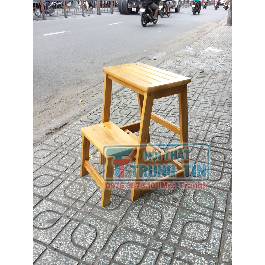 GHẾ THẮP HƯƠNG GỖ 2 BẬC CAO 55 CM