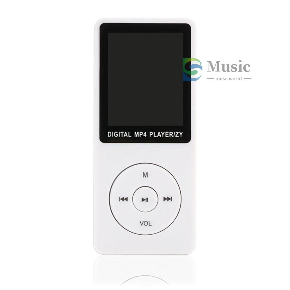 〖MUSIC〗ZY418 MP3 MP4 Digital Player with 1.8 Inches Screen Music Player Lossless Audio Video Player Support E-book FM Radio Voice Recording TF Card Stopwatch