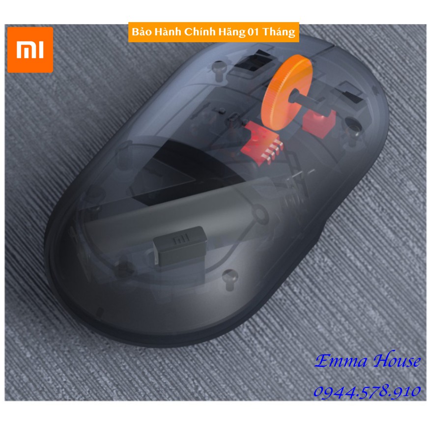 [Mã Hoàn Xu 50K] Chuột không dây Xiaomi gen 2 - Chuột Xiaomi không dây wireless Portable Mouse, BH Chính Hãng 01 Tháng