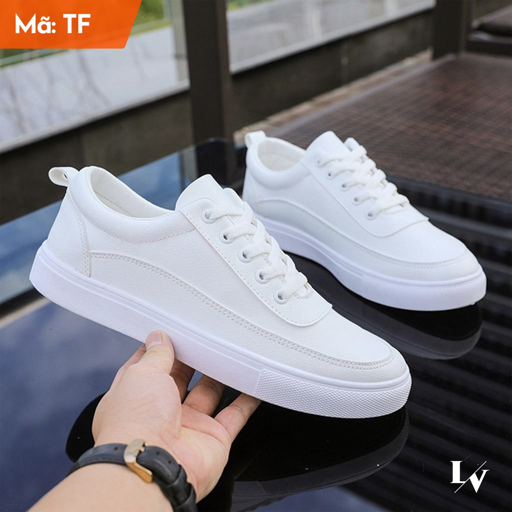 [SNEAKER NAM] Giày Thời Trang Nam Cao Cấp - GIÀY THỂ THAO NAM WHITE SPORTS FASHION