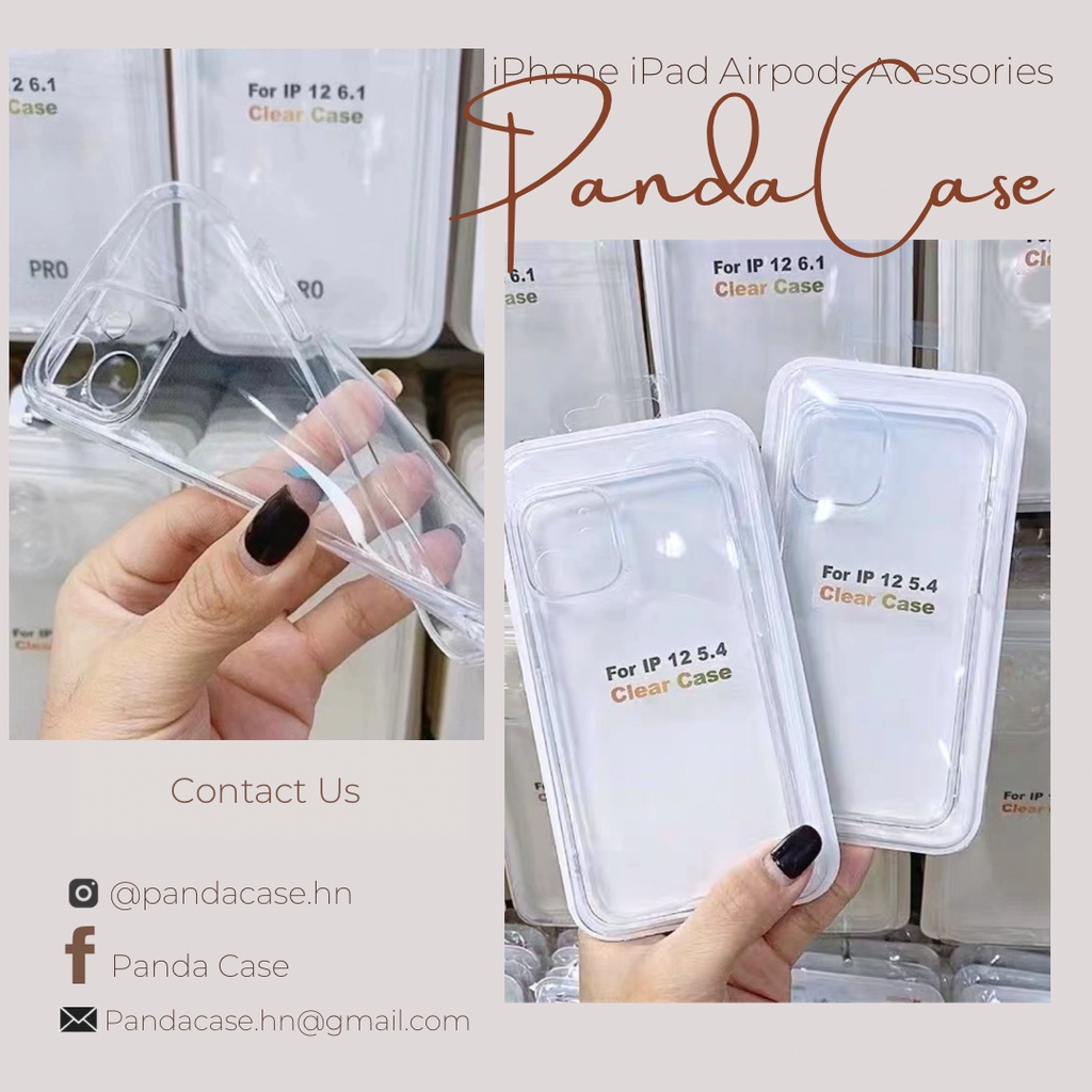 Ốp lưng cho iphone - Ốp trong suốt clear case full hộp