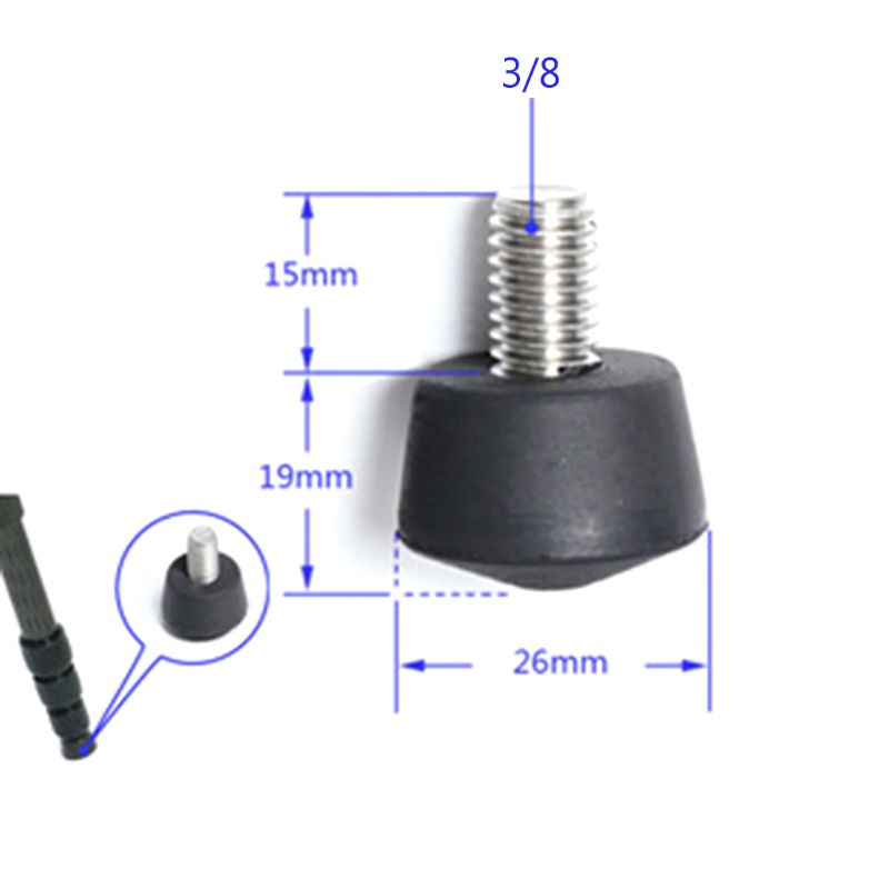 Chân Đế Cao Su Cho Andoer Benro Gitzo Manfrotto Tripod Monopod