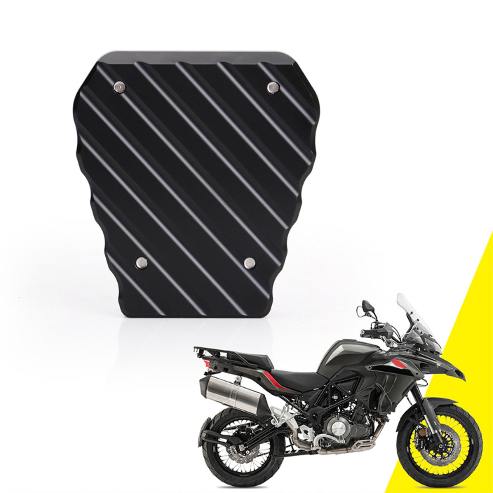 IN STOCK Motorcycle CNC Aluminum Side Stand Extension Plate Motorcycle Kickstand For Benelli TRK502