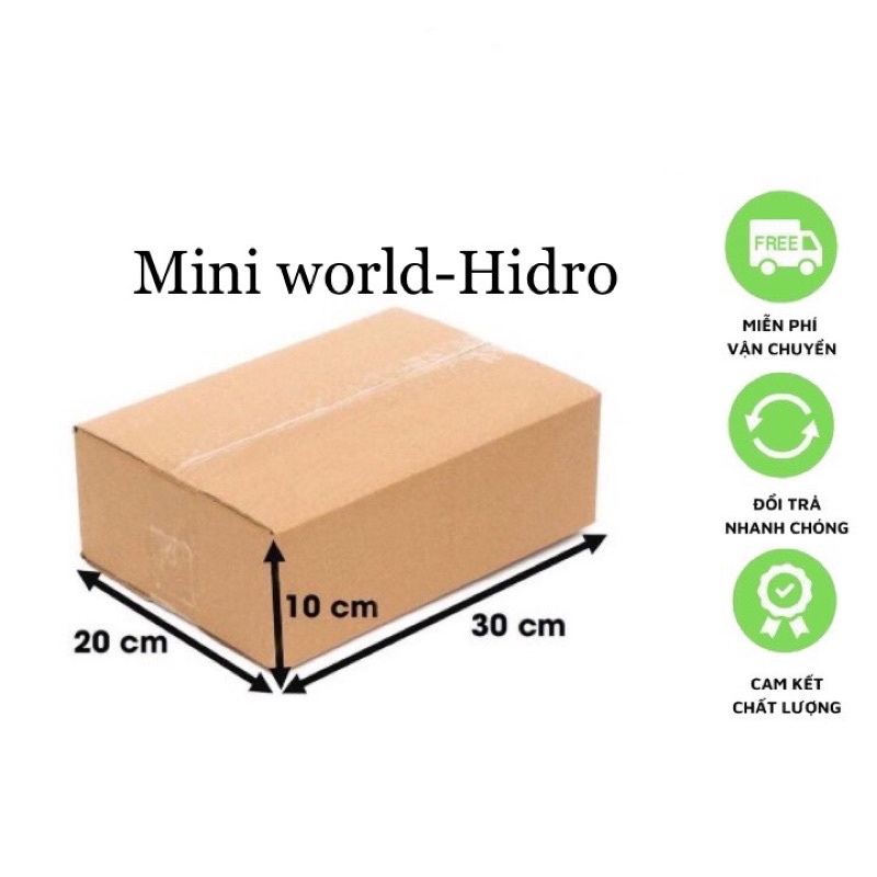 [set 10cái] Hộp Carton  kích thước 30x20x10cm. Hộp giấy gói hàng. Hộp đóng hàng. Hộp ship hàng.