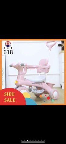 XE ĐẨY 3 BÁNH CHO BÉ YÊU