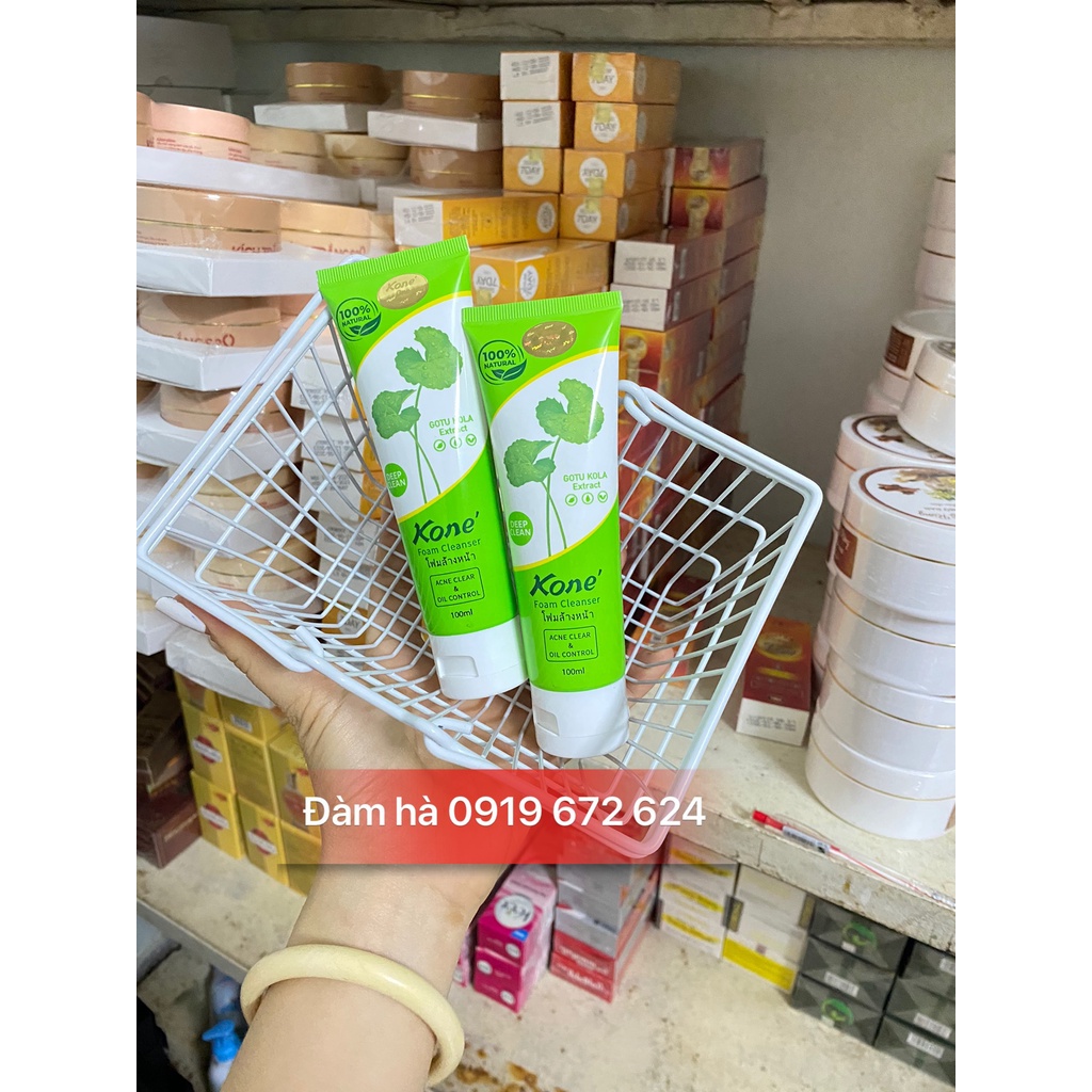 Sữa Rửa Mặt Kone nghệ/ trà xanh 100ML