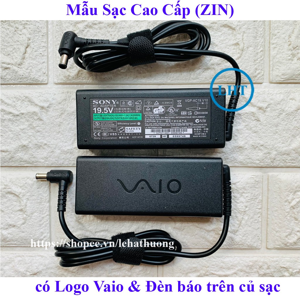 SẠC/ Adapter Laptop SONY VAIO 19.5V - 3.9A - 75W (Tặng kèm dây nguồn) nhập khẩu