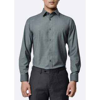 Áo sơ mi nam dài tay TQQ màu trơn cổ điển M69CS